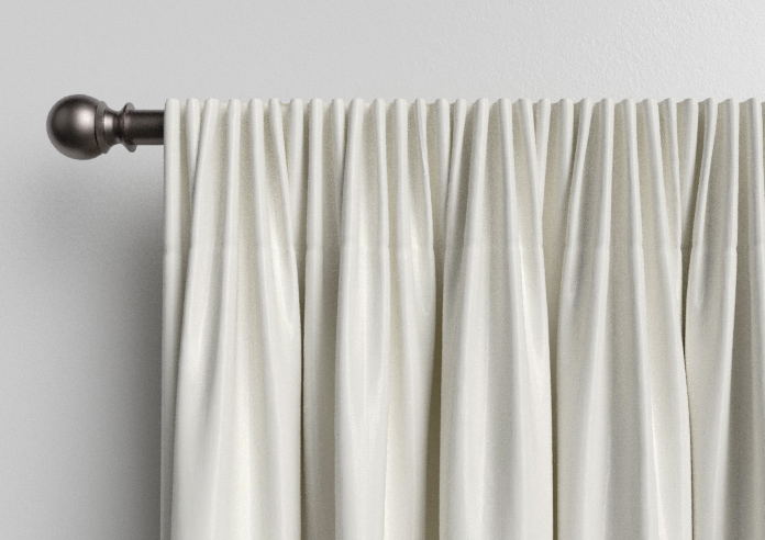 Wexley, White Cotton - Made to Measure Curtains - Image 9